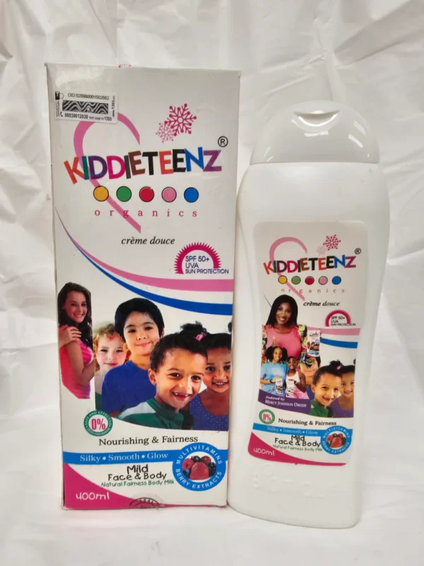 Kiddieteenz Organic SPF 50+ UVA Sun Protection moisturizing body lotion 400mlx1